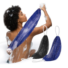 Mytium African net sponge knots close-up highlighting gentle exfoliation