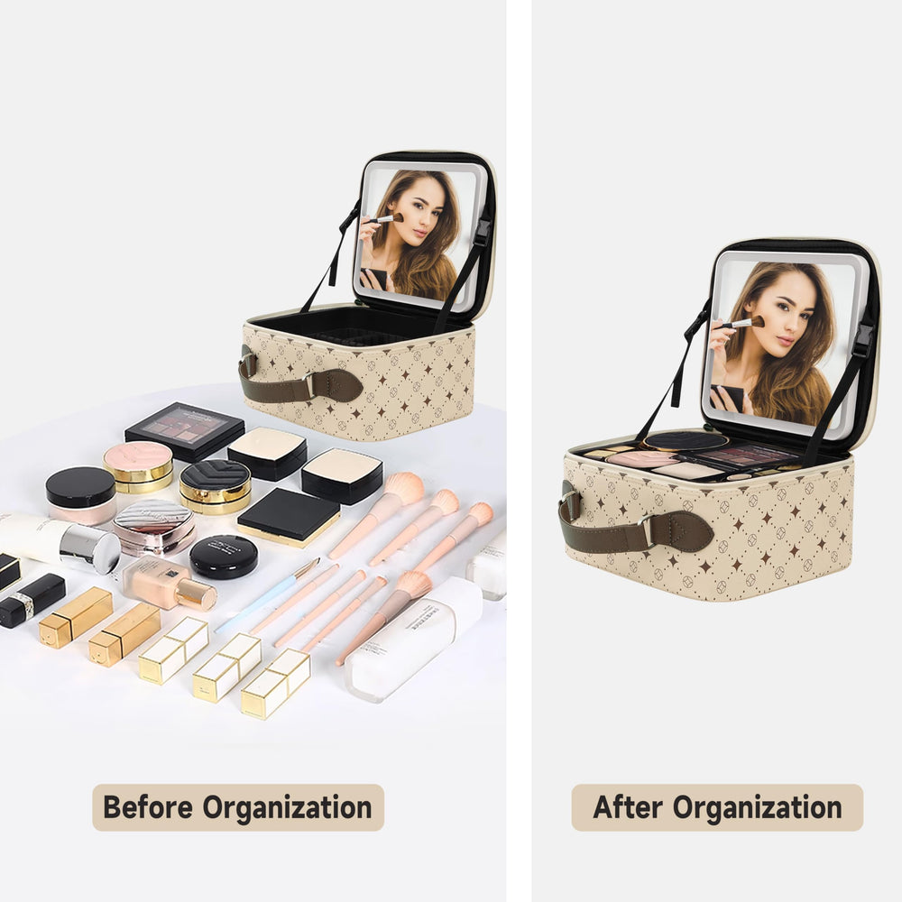 M Y U R E N built-in mirror offers three brightness levels for versatile lighting