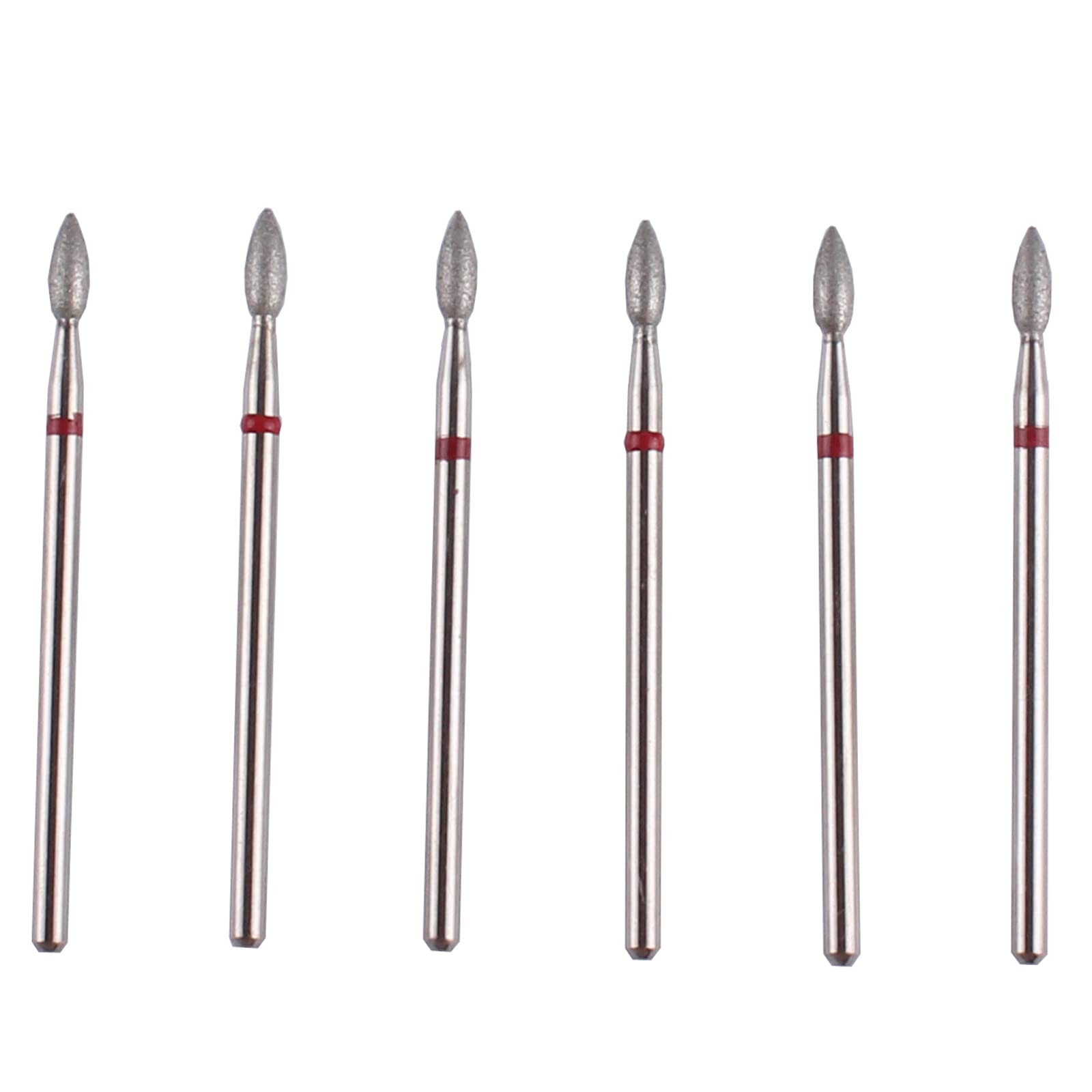 MZCMSL six flame-cuticle bits in case for precise cuticle cleaning.