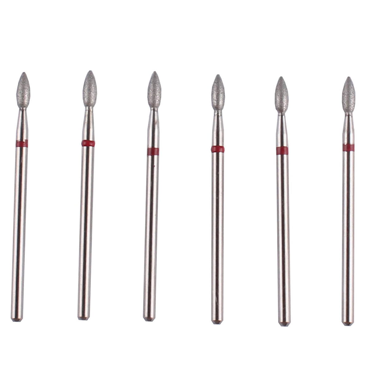MZCMSL six flame-cuticle bits in case for precise cuticle cleaning.