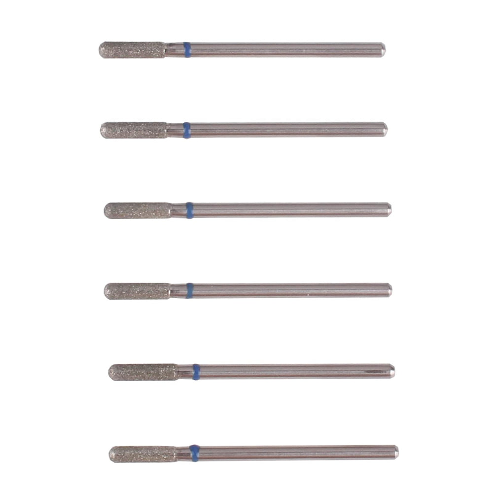 MZCMSL cuticle drill bits with cylinder and round top for precise, gentle prep.