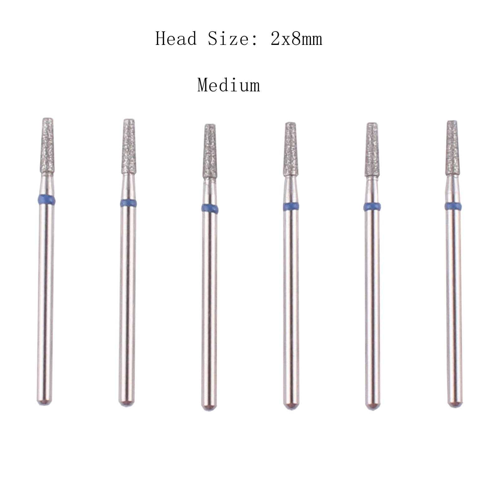 MZCMSL cuticle bits medium grit for precise nail prep with 3/32 shank
