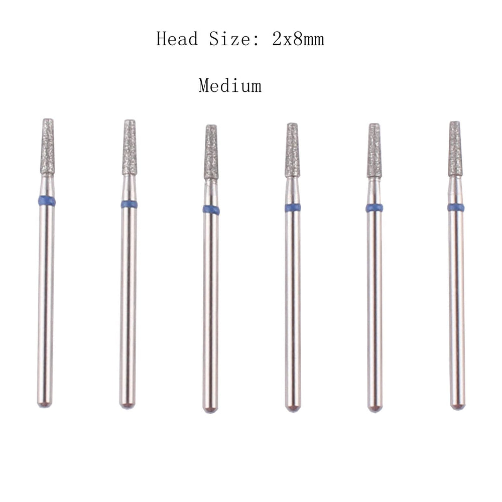 MZCMSL cuticle bits medium grit for precise nail prep with 3/32 shank