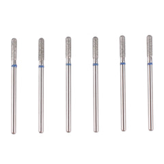 MZCMSL Cylinder Cuticle Drill Bits Set in case keeps tools organized for quick salon prep.