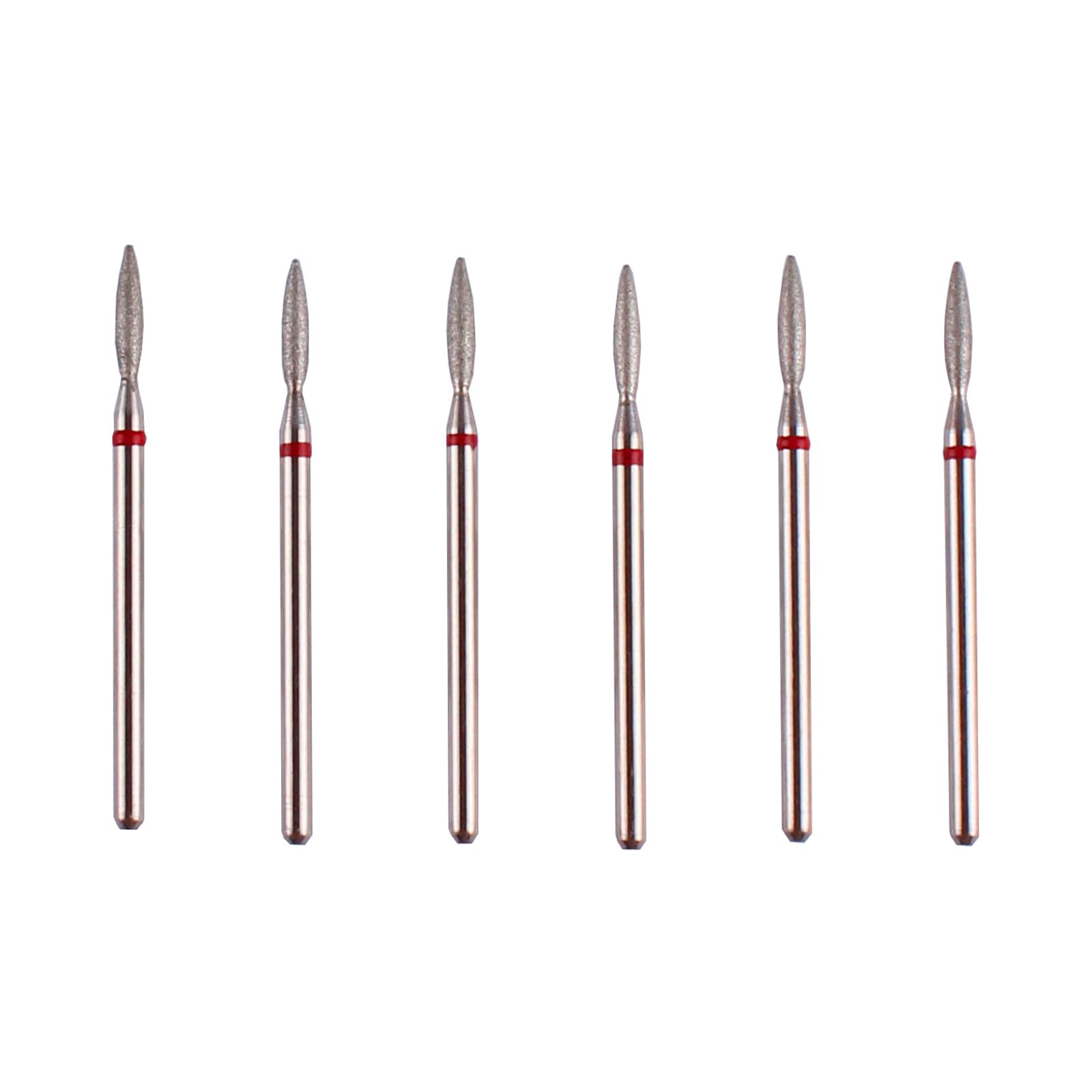 MZCMSL flame cuticle drill set in case for organized, portable manicure tools.