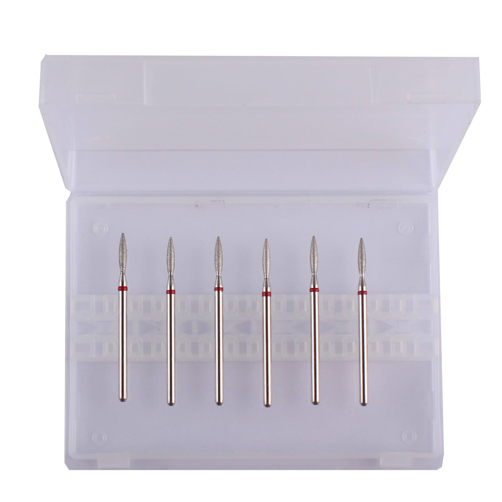 MZCMSL drill bit set packaging case open illustrating easy transport for home or salon use.
