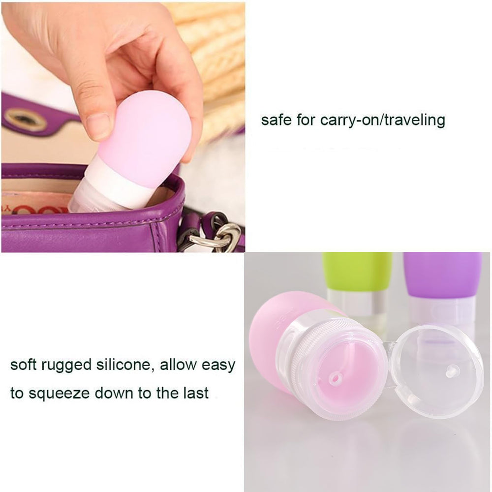 Mziart easy-squeeze bottles work well for shampoo or lotion