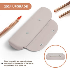 MZLlanyun silicone makeup brush holder close up highlights durable easy care material
