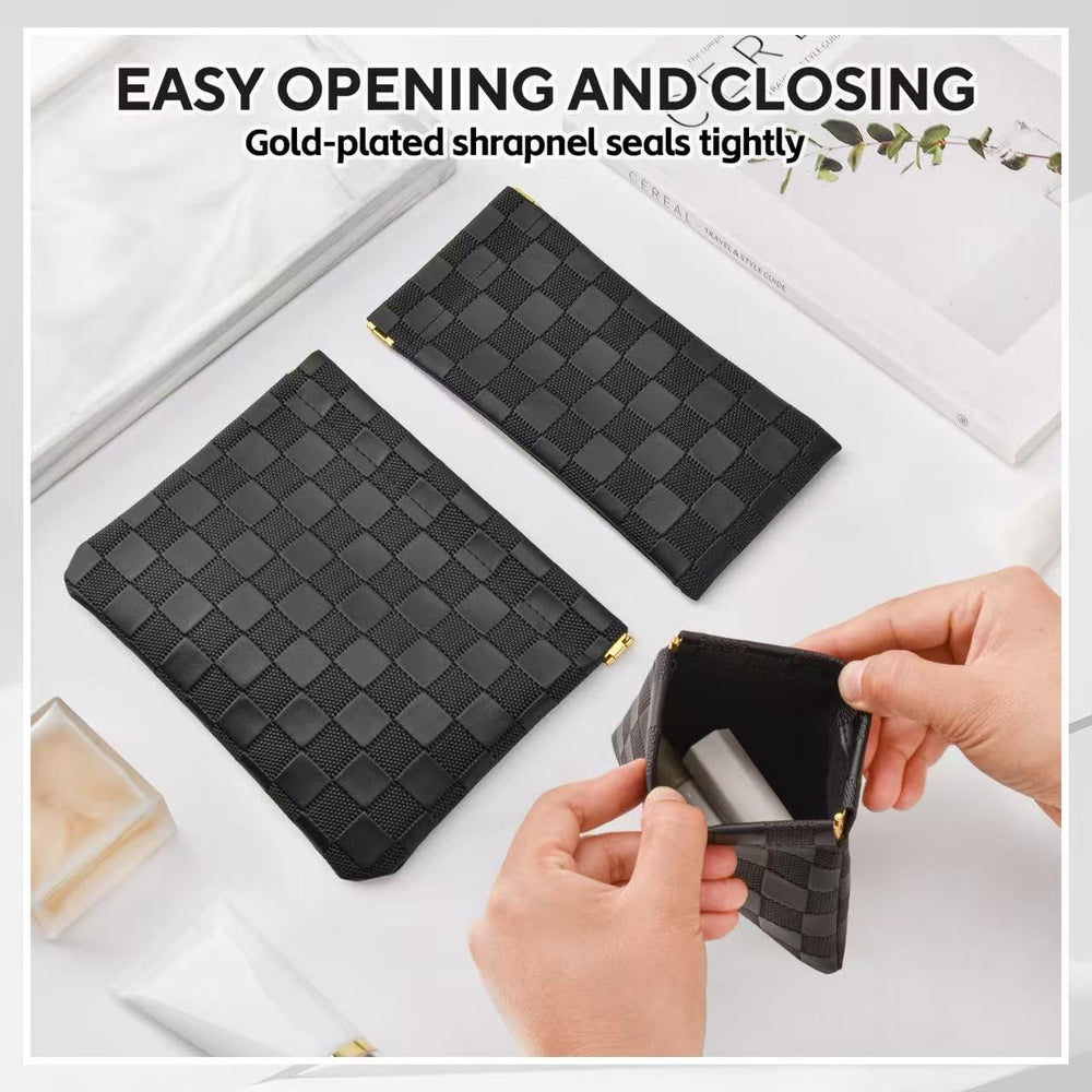 MZLUWM large cosmetic bag shows versatile storage for jewelry and electronics accessories.