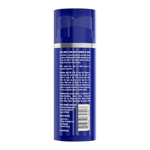 N1O1 Nitric Oxide Serum on-face application demonstrates quick absorption