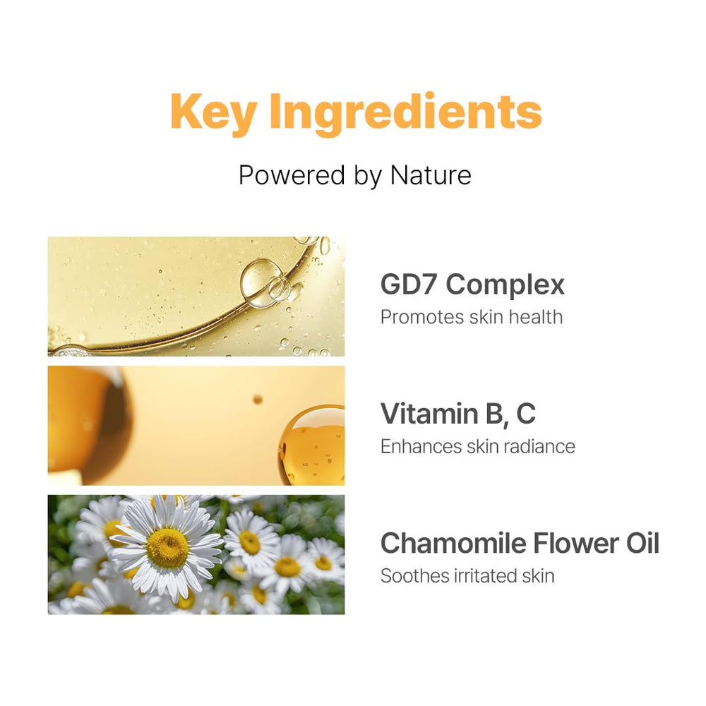 NACIFIC Fresh Herb Origin Serum with GD 7 Complex highlights vitamin synergy for skin vitality.