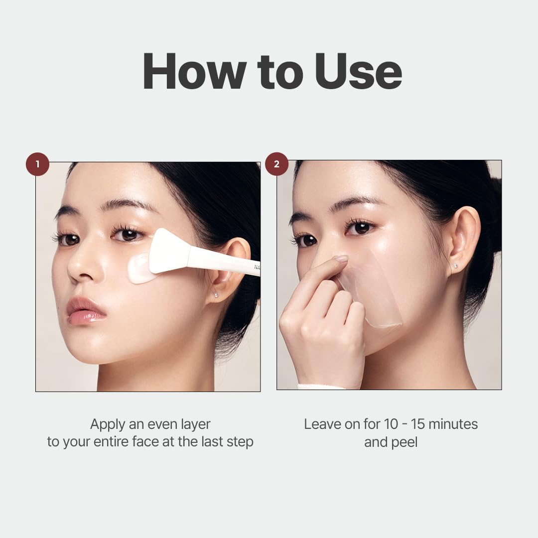 NACIFIC Hydration-seal close-up captures moisture retention during peel-off.