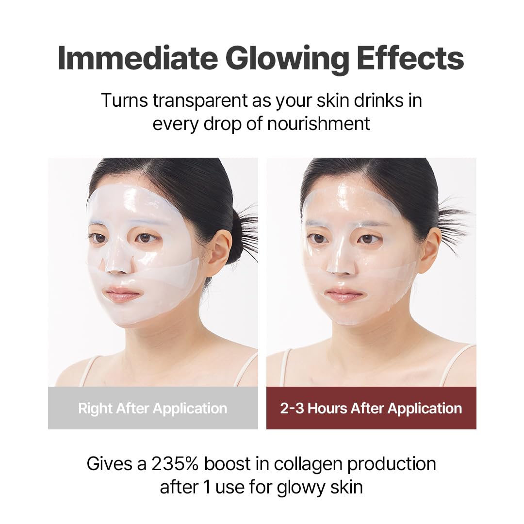 NACIFIC Rice Pepta Collagen Mask overnight-use highlights deep hydration by morning.