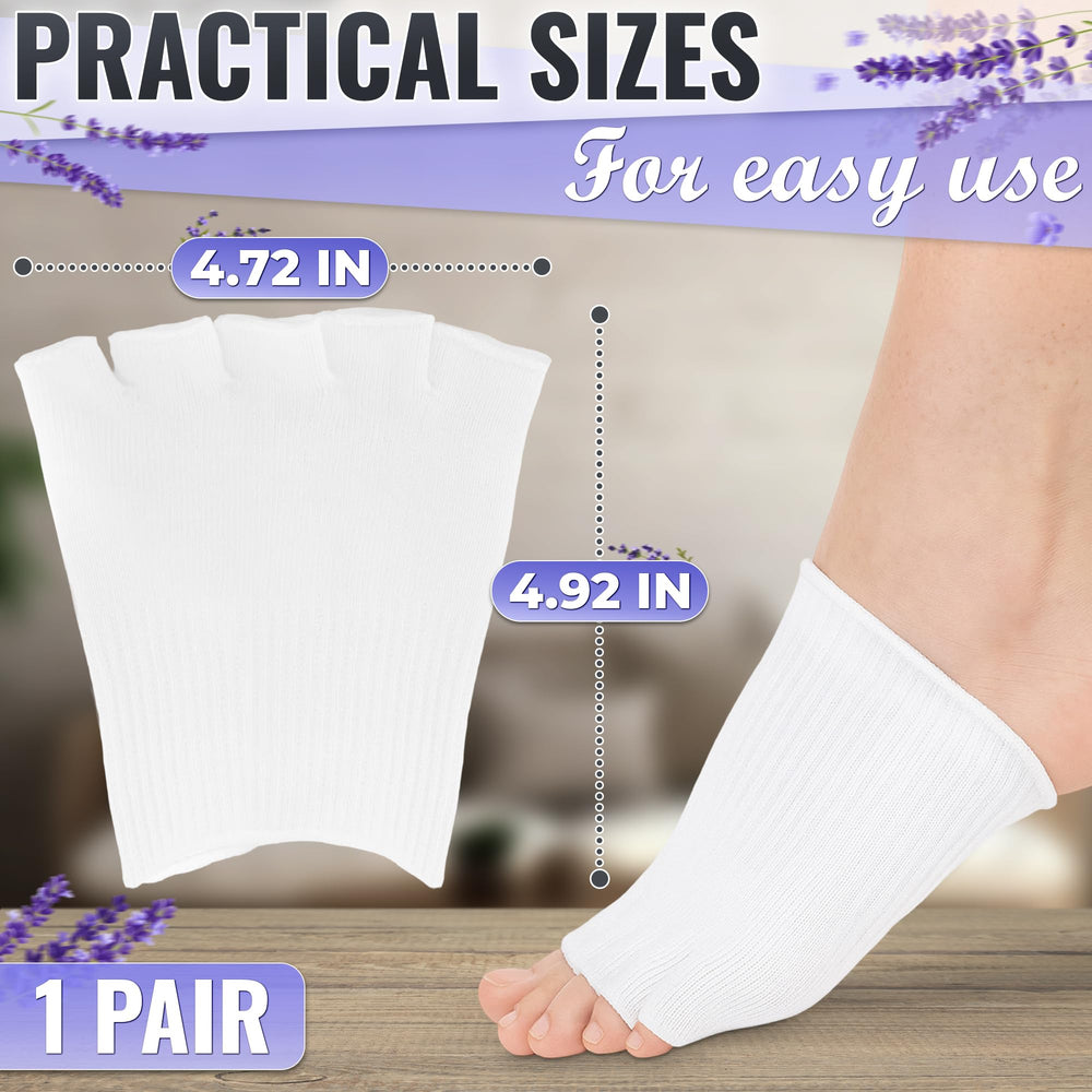 NADOBA toe separator socks with gel spacers promote comfortable toe alignment