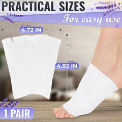 NADOBA toe separator socks with gel spacers promote comfortable toe alignment