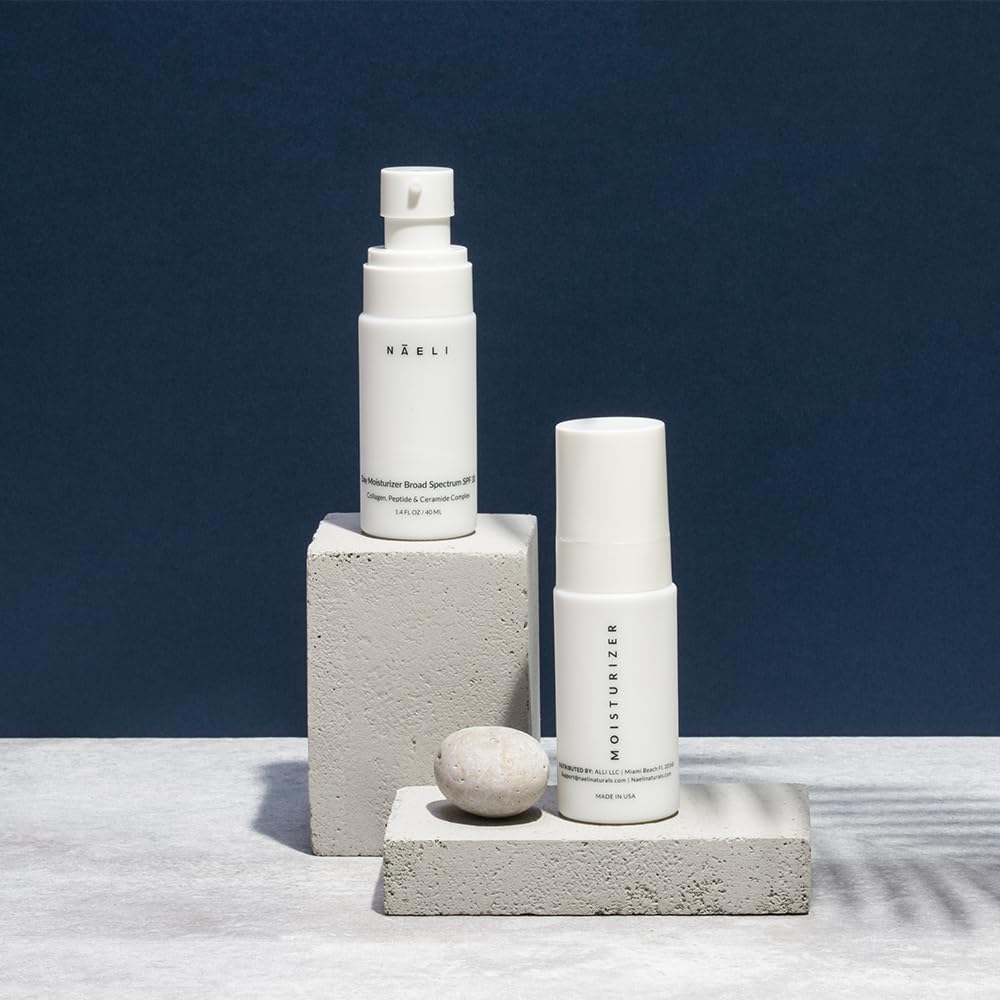 NAELI Face Moisturizer with peptides for potential elasticity support and refreshed complexion.