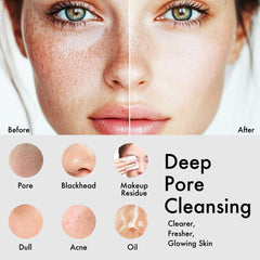 NågraCoola brush head daily cleansing close-up for soft skin