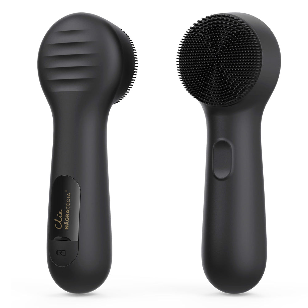 NågraCoola CLIE 2.0 silicone face scrubber front view for gentle, thorough cleansing.
