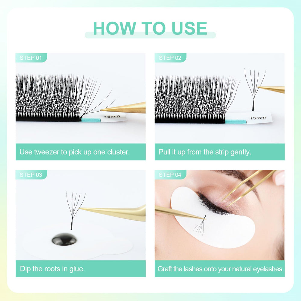 Nagaraku 0-07mm D curl lashes offer precise curl and lift.