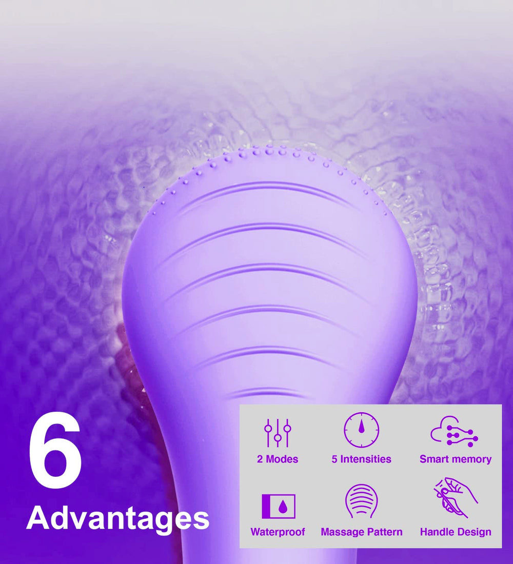 NågraCoola CLIE silicone ridges provide soothing facial massage.