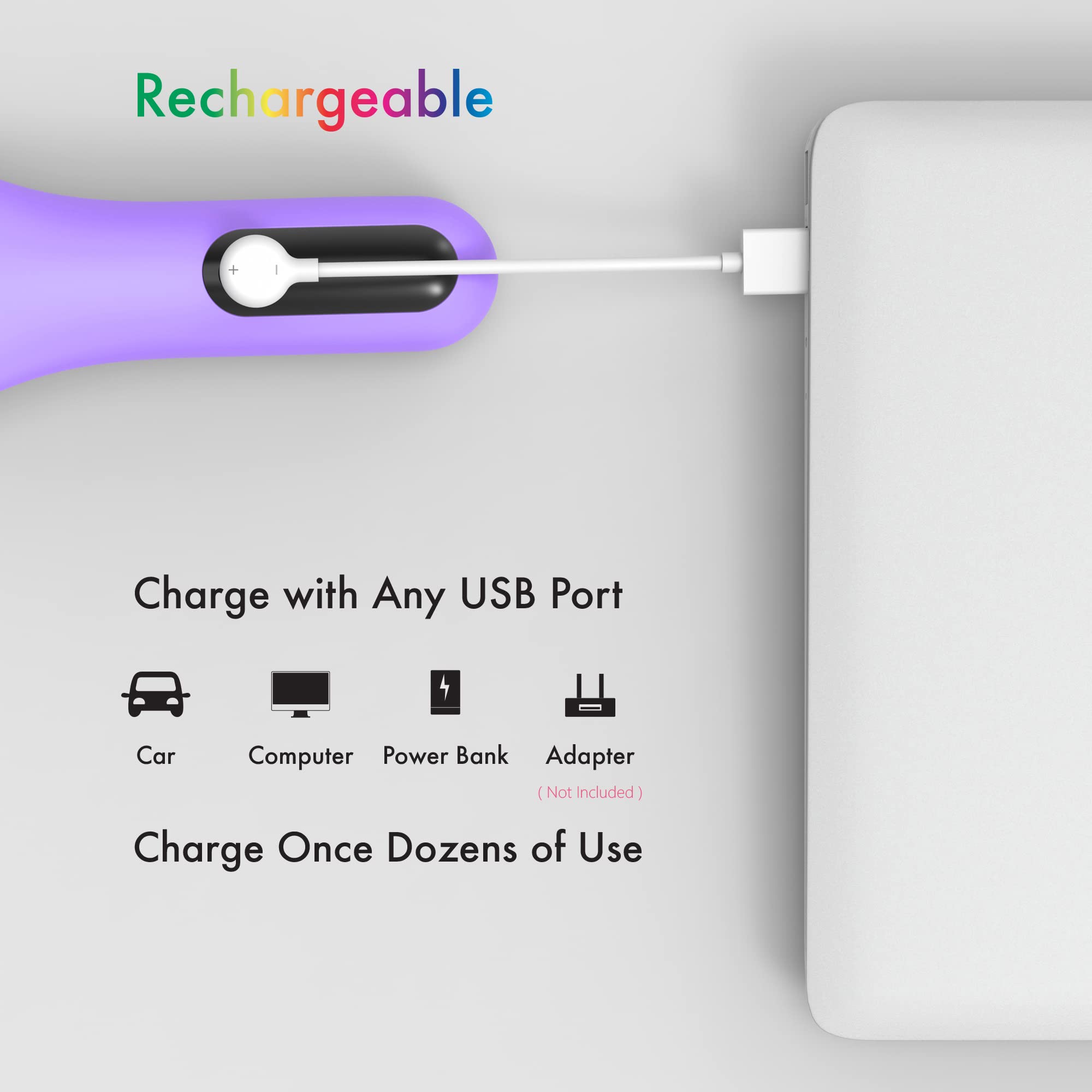 NågraCoola CLIE violet handle shown for ergonomic grip.