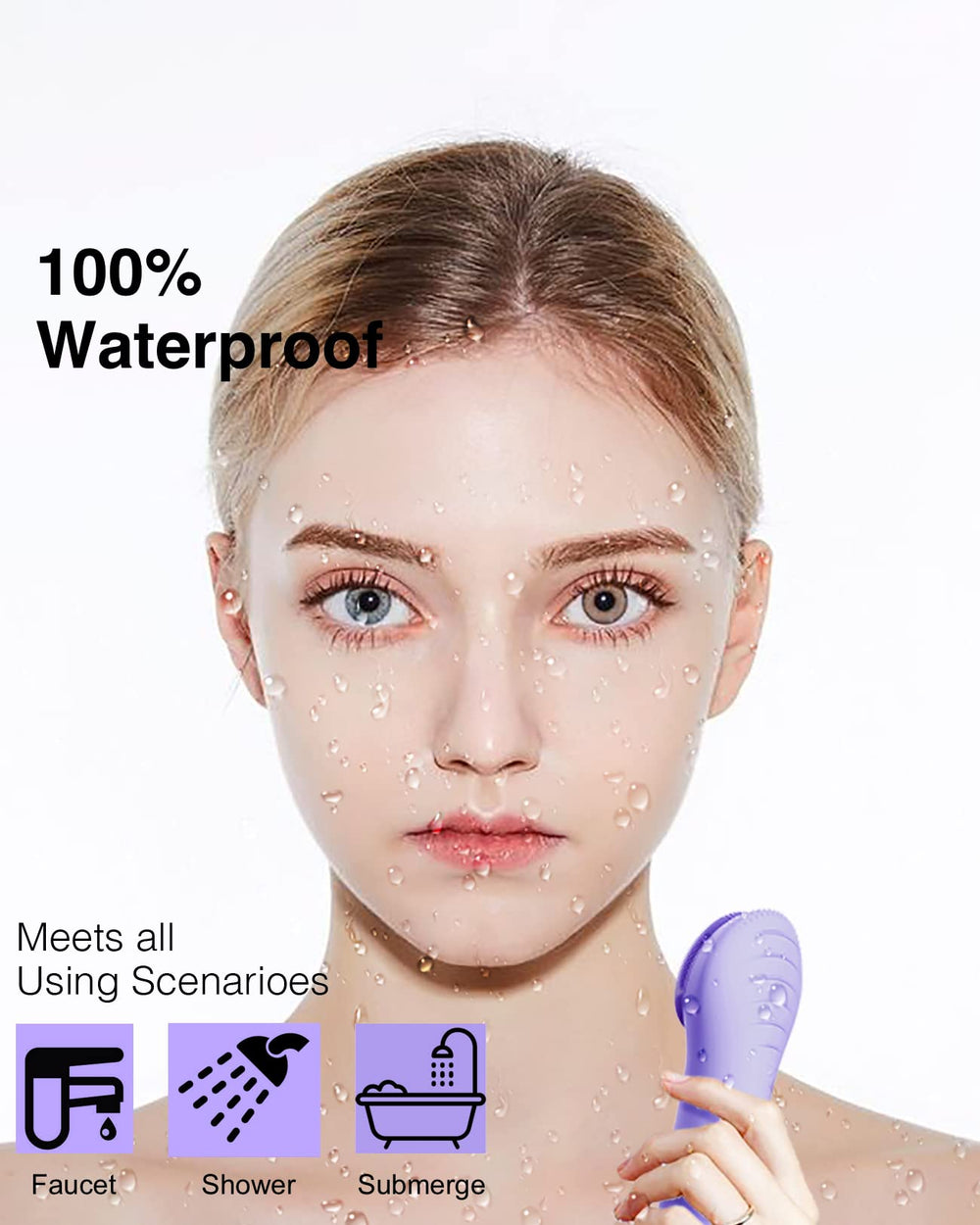 NågraCoola CLIE waterproof design shown for use in the shower.