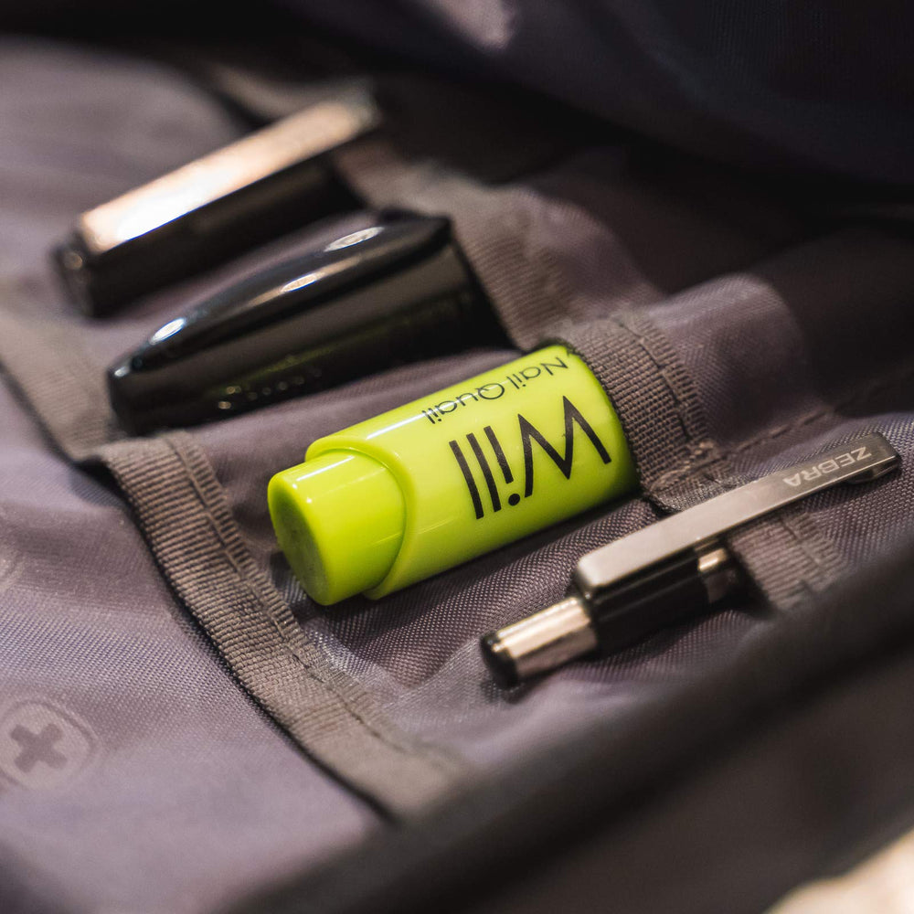 Nail Quail Strong Will on-the-go use fits busy routines.