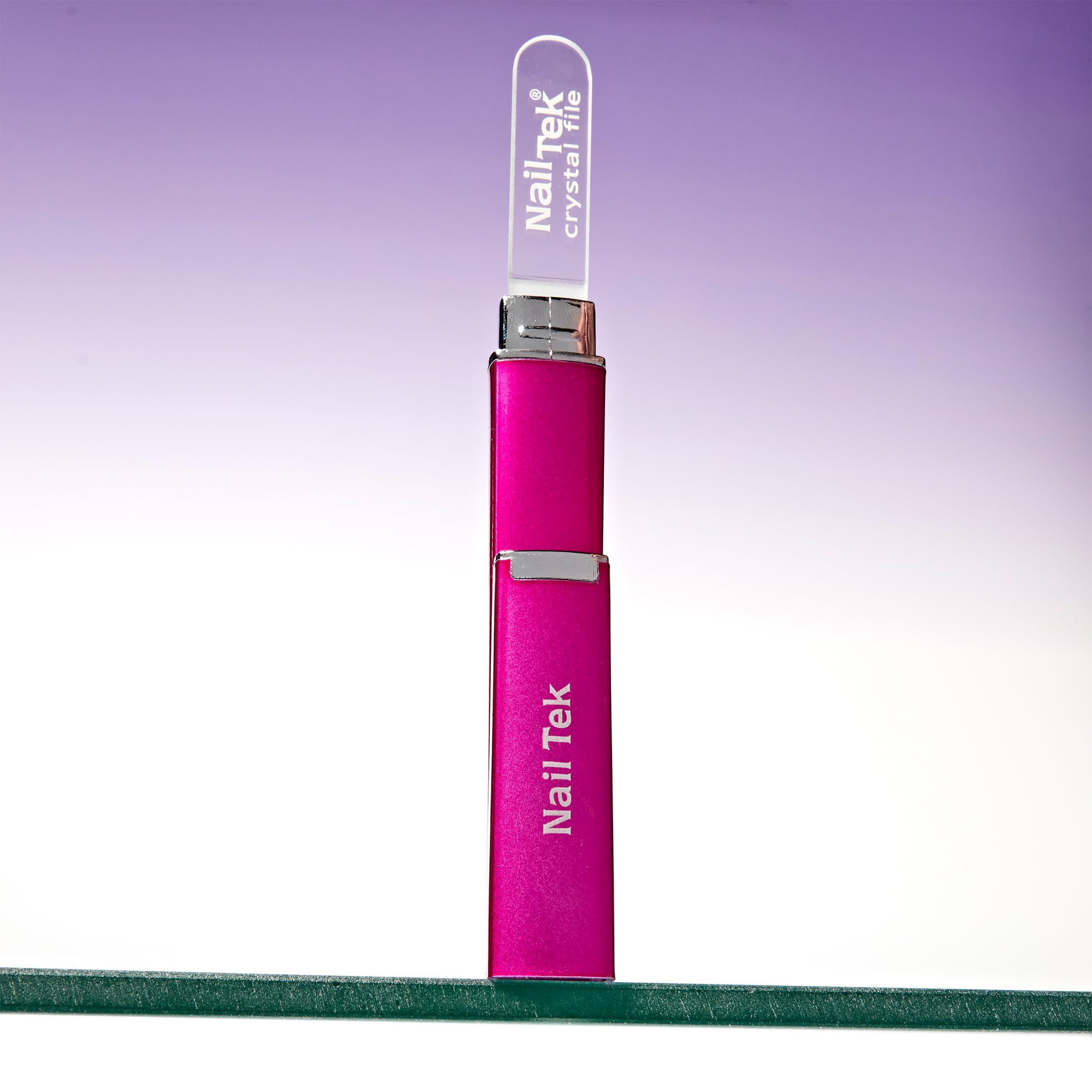 Nail Tek Crystal File durable-glass construction promises rust-free performance.