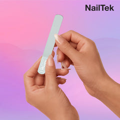 Nail Tek Crystal File mini 3-inch fits small bags for on-the-go touch-ups