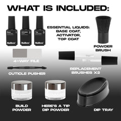 Nailboo four-way file features for shaping and smoothing nails.