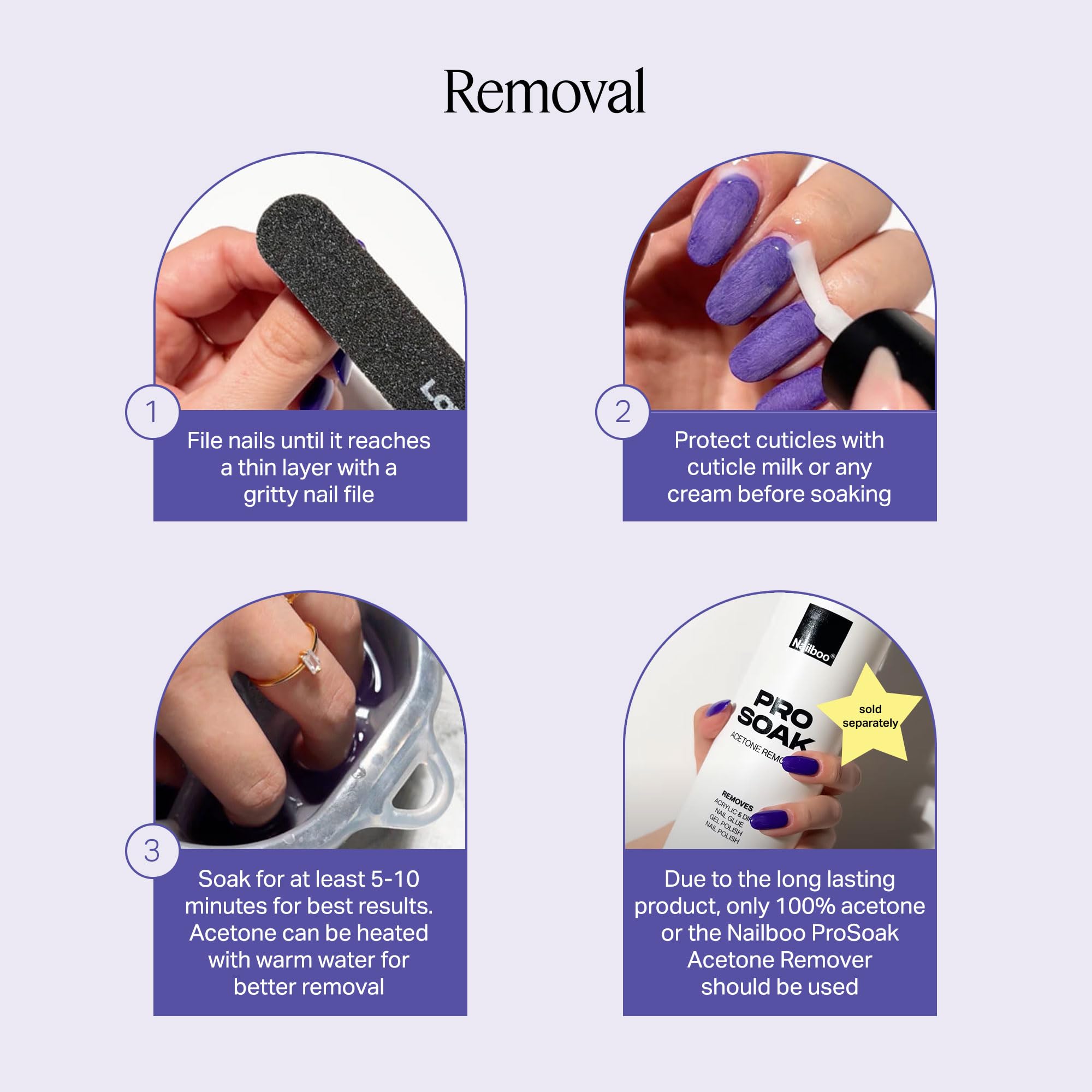 Nailboo-ready-mani demonstrates polished finish after top coat for salon-like shine.
