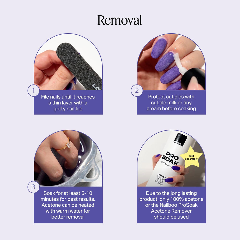 Nailboo-ready-mani demonstrates polished finish after top coat for salon-like shine.