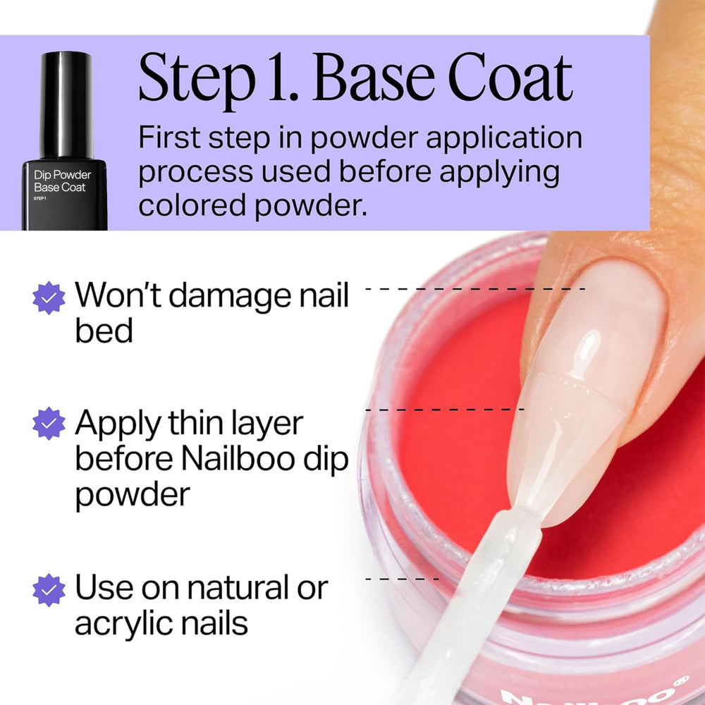 Nailboo top coat with diamond shine finish