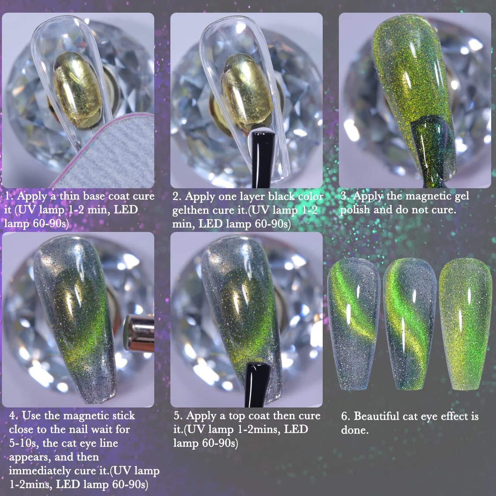 NAILGIL salon-use demo shows professional nail service with magnetic gel.