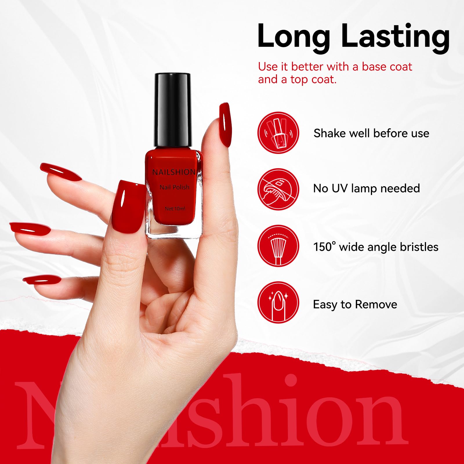 Nailshion gift packaging presents a polished, gift-ready design.