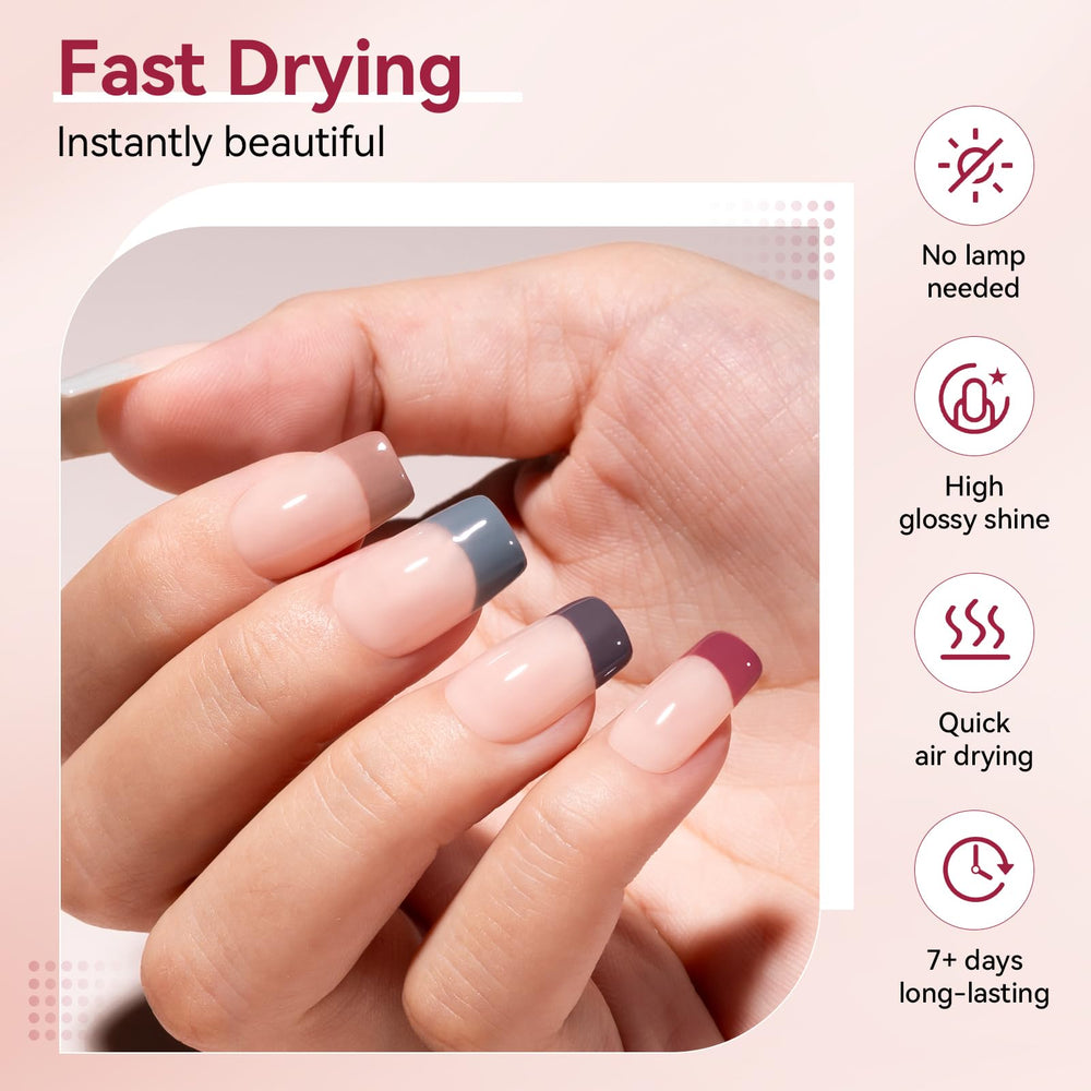 Nailshion Nude Grays dusty rose bottle ideal for elegant daily manicures.