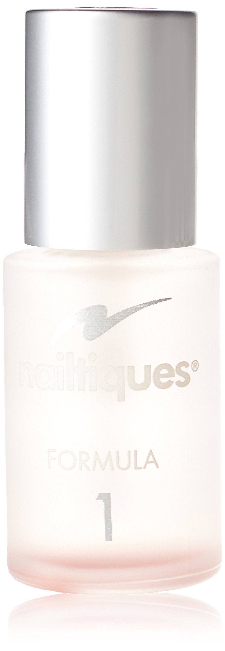 Nailtiques Formula 1 Protein bottle view highlights strengthening nail treatment.