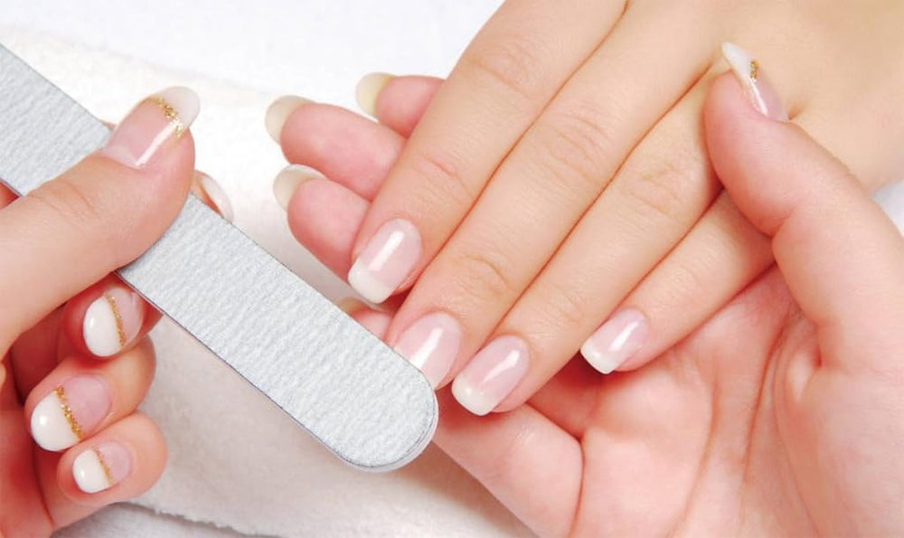 Nailtiques Formula 2 brush application demonstrating easy coat application for quick-dry finish