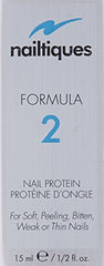 Nailtiques Formula 2 Protein brush application demonstrates daily nail care.