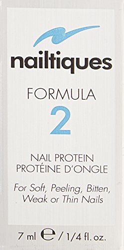 Nailtiques Nail Protein Formula 2 brush for easy daily application
