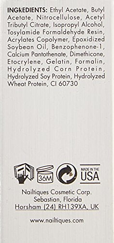 Packaging for Nailtiques Nail Protein Formula 2 0.25 oz travel size