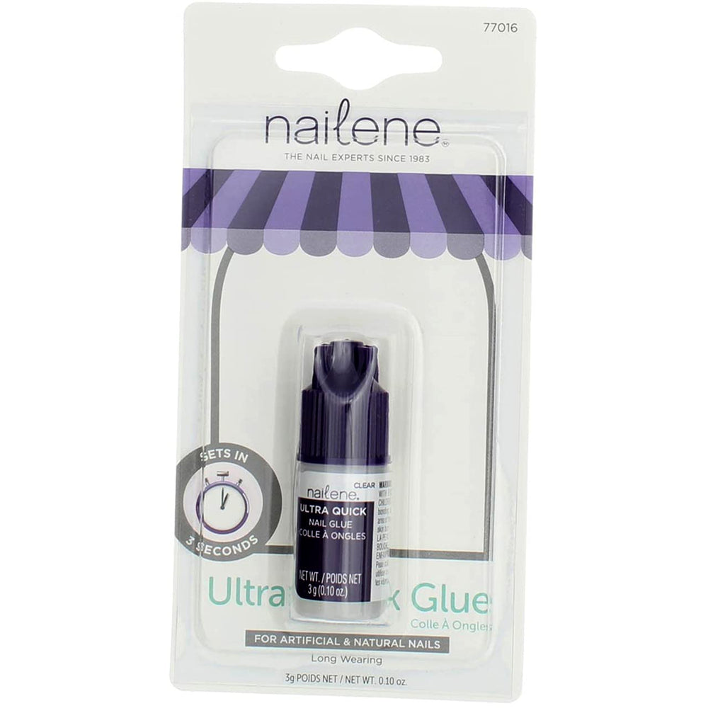Nailtiques Ultra Quick Nail Glue 3-pack dries in seconds for sculpted nails