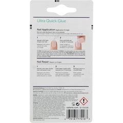 Nailtiques Ultra Quick Nail Glue 3-pack bonds natural nails for quick fixes