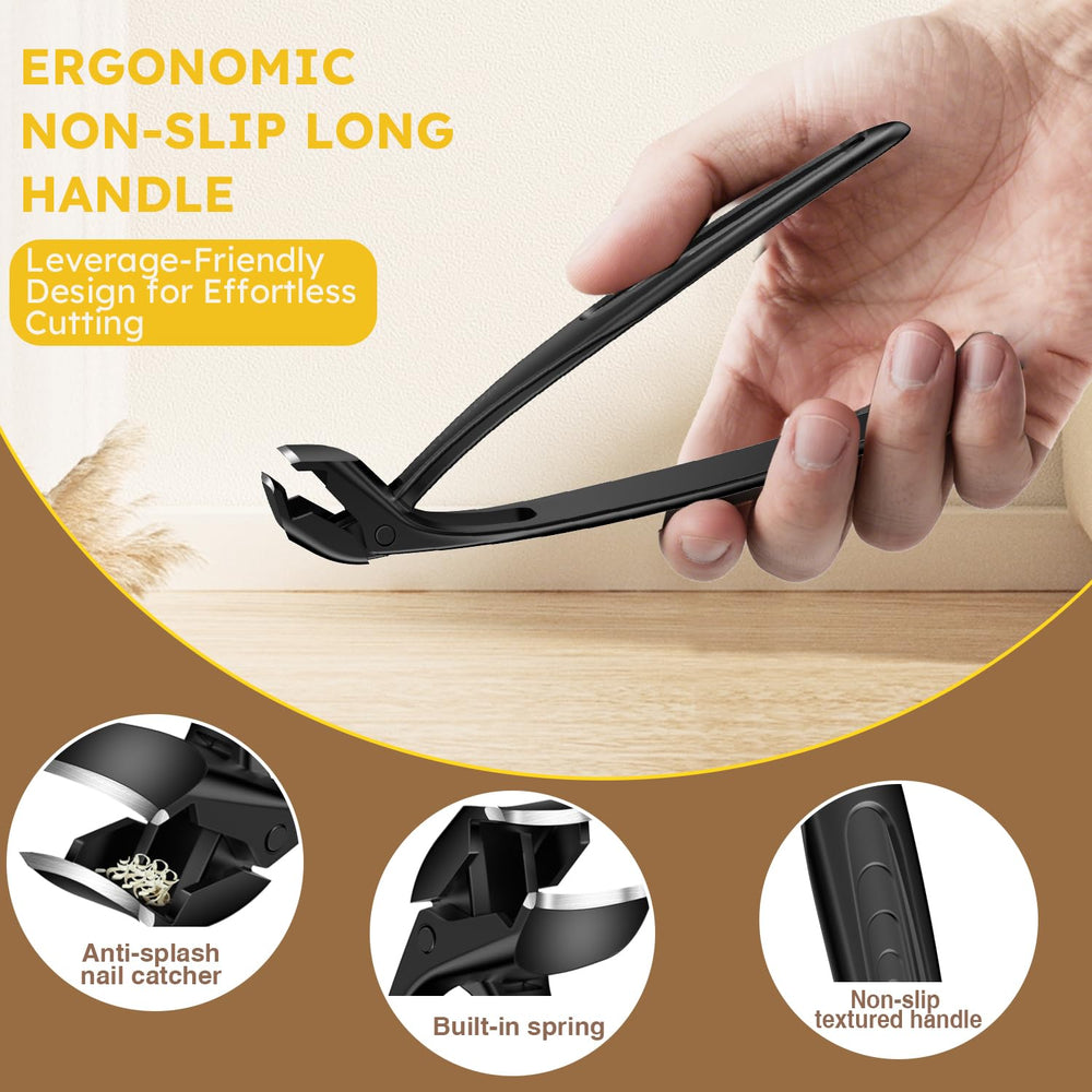 Nailysor precision angled-head design for safer, clearer trimming lines