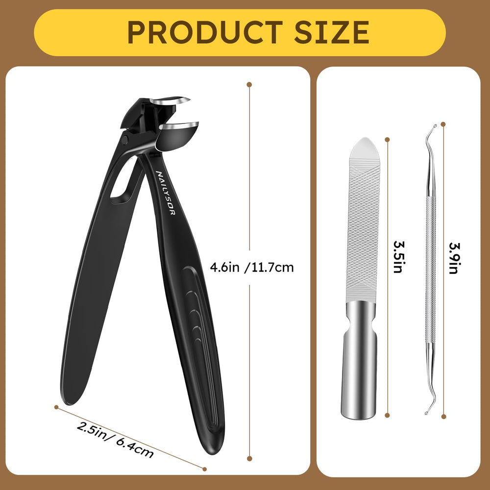 Nailysor senior-friendly nail clippers ideal for everyday use