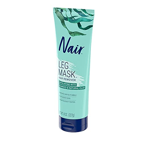 Nair Leg Mask applied on legs and feet for hair removal