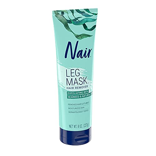 Nair Leg Mask packaging highlights easy-to-use design