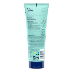 Nair Seaweed Leg Mask waiting 5-10 minutes for quick at-home removal