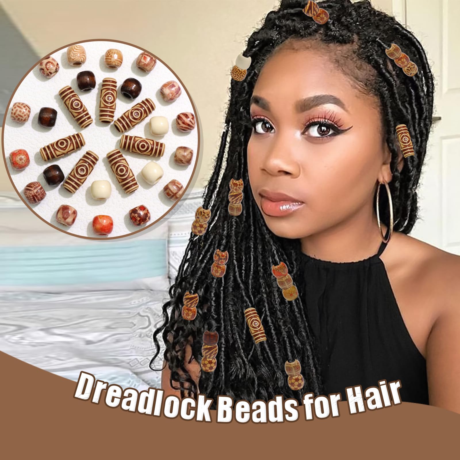 NAISKA beads for men’s beards and braids offer versatile styling options
