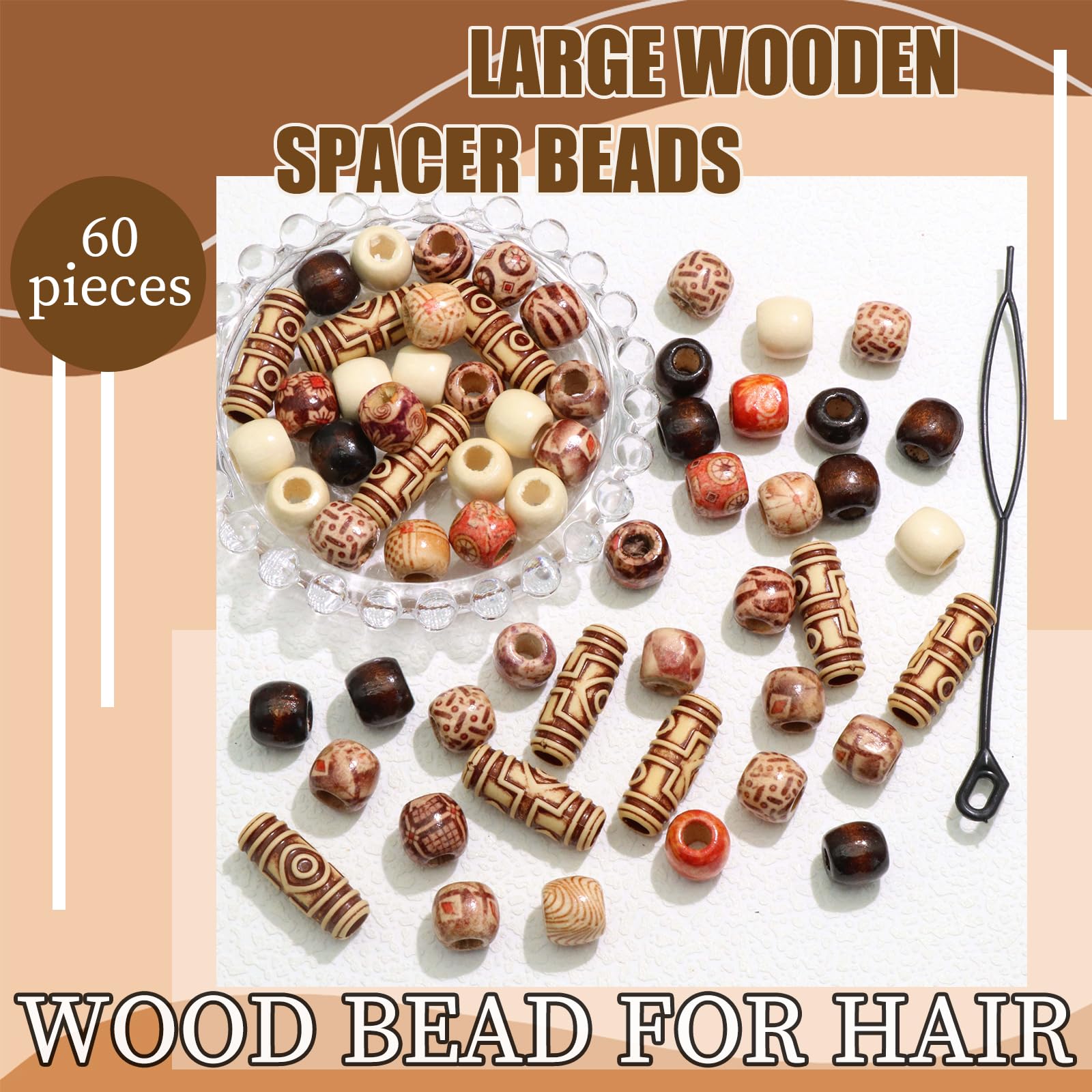 NAISKA braid beads on hair demonstrating easy styling and added detail